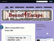 Tablet Screenshot of bound4escape.com